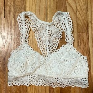 Aerie Lacy Bralette - White